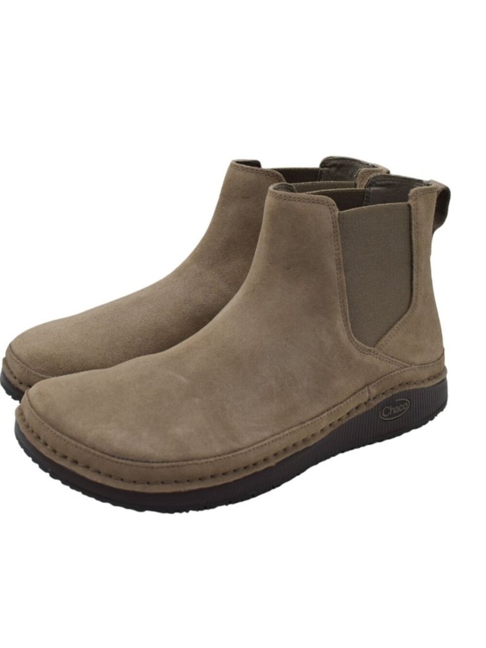 Chaco Mens Size 8 Poania Earth Brown Suede‎ Chelsea Boots Shoes
